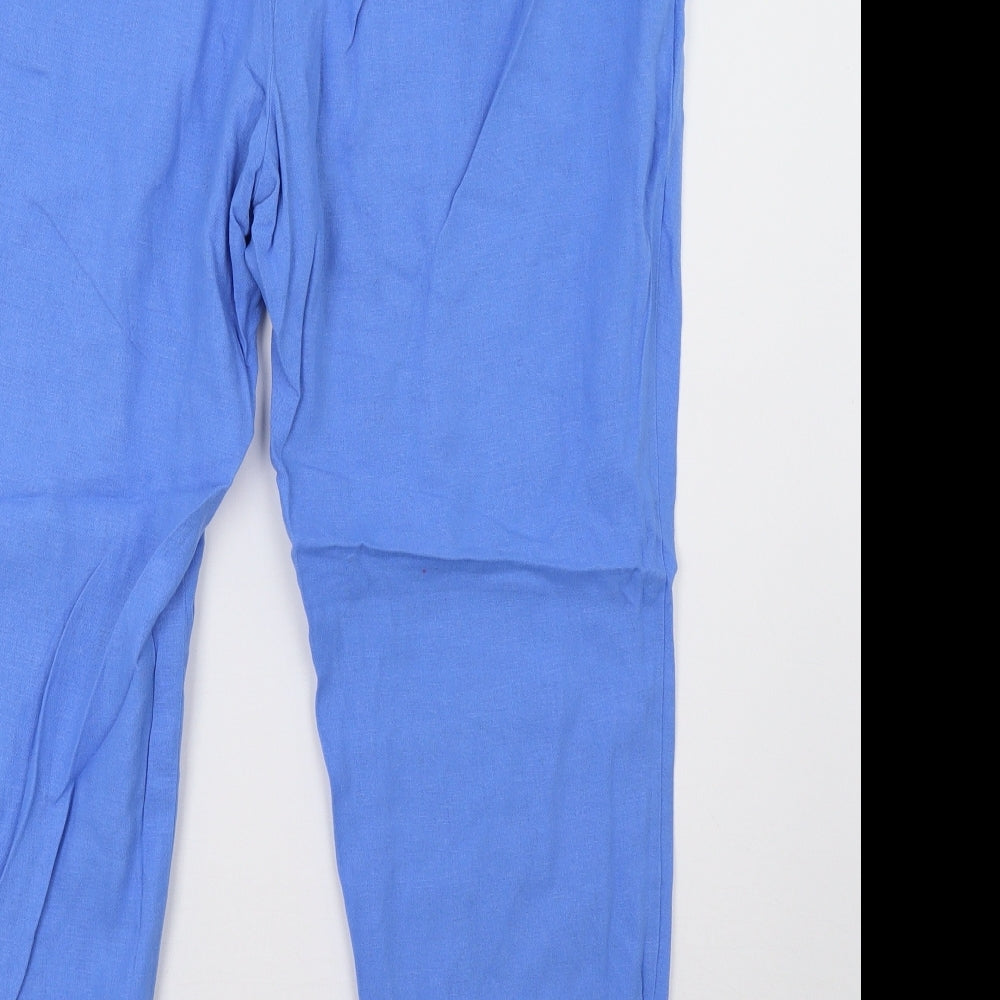 Marks and Spencer Womens Blue   Trousers  Size 16 L32 in