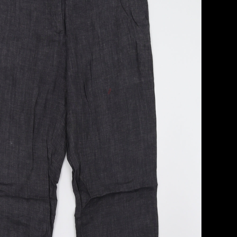 H&M Womens Grey   Trousers  Size 12 L31 in