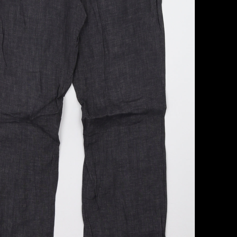 H&M Womens Grey   Trousers  Size 12 L31 in