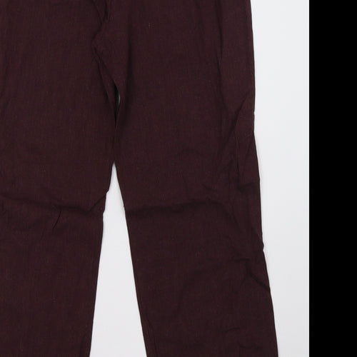 EWM Womens Purple   Trousers  Size 16 L30 in