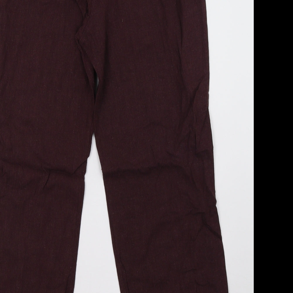 EWM Womens Purple   Trousers  Size 16 L30 in
