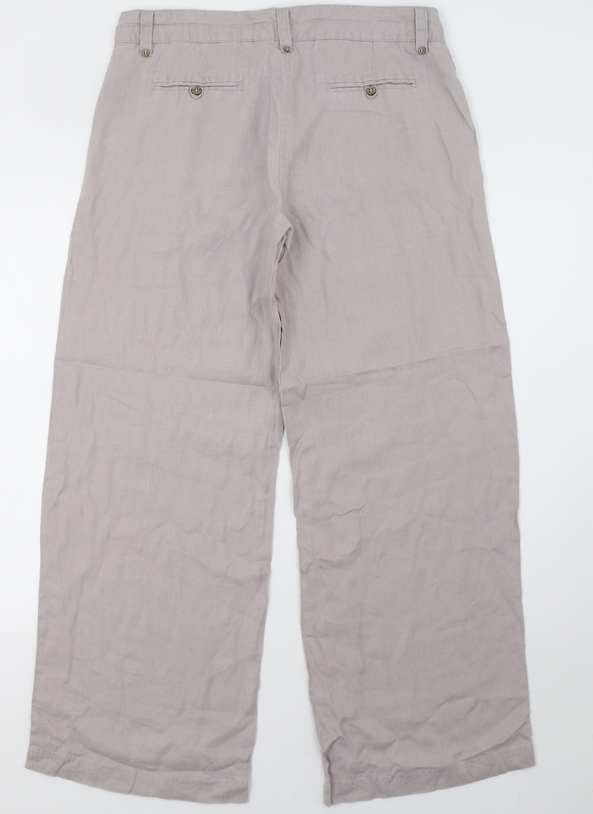 mud water Womens Grey   Trousers  Size 14 L31 in