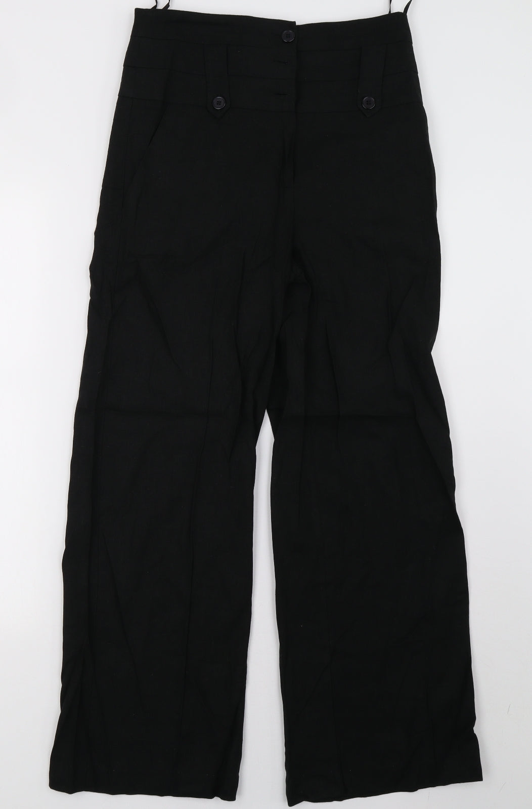 Preworn Womens Black   Trousers  Size 10 L30 in