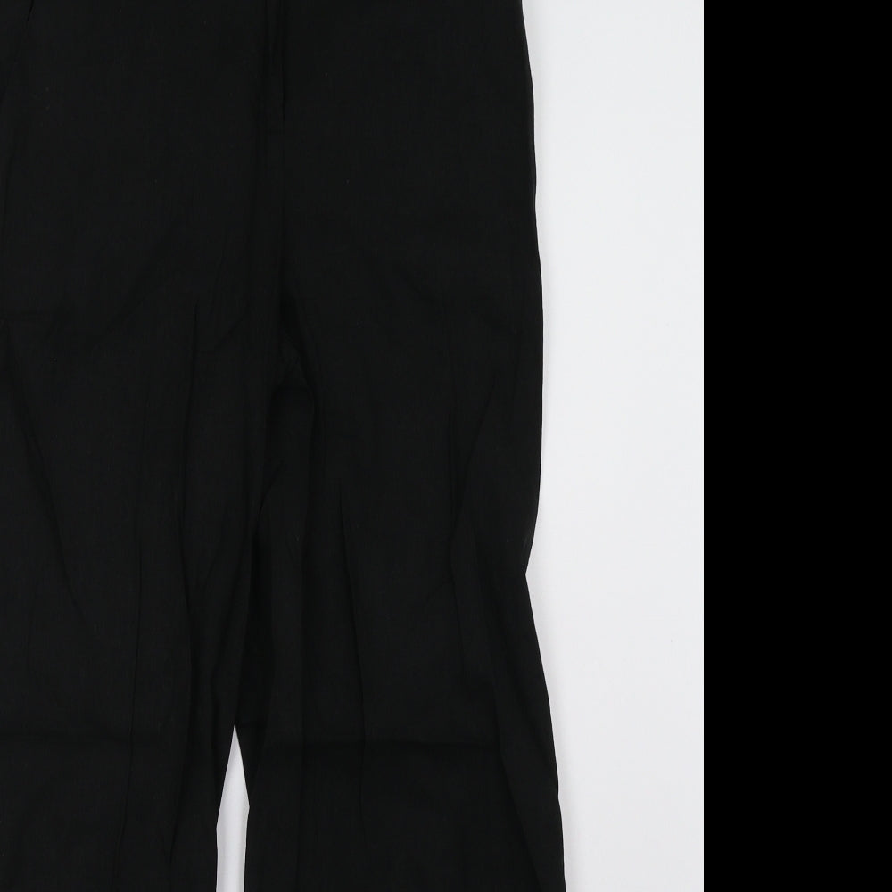 Preworn Womens Black   Trousers  Size 10 L30 in