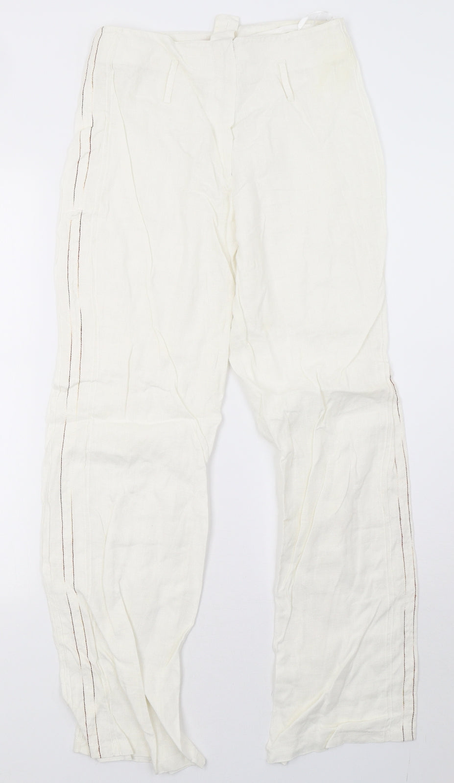 Wish Womens White   Trousers  Size 10 L29 in