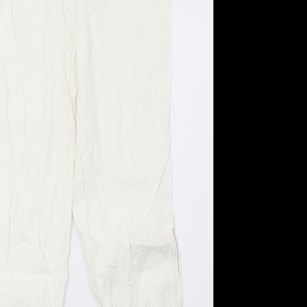 Wish Womens White   Trousers  Size 10 L29 in