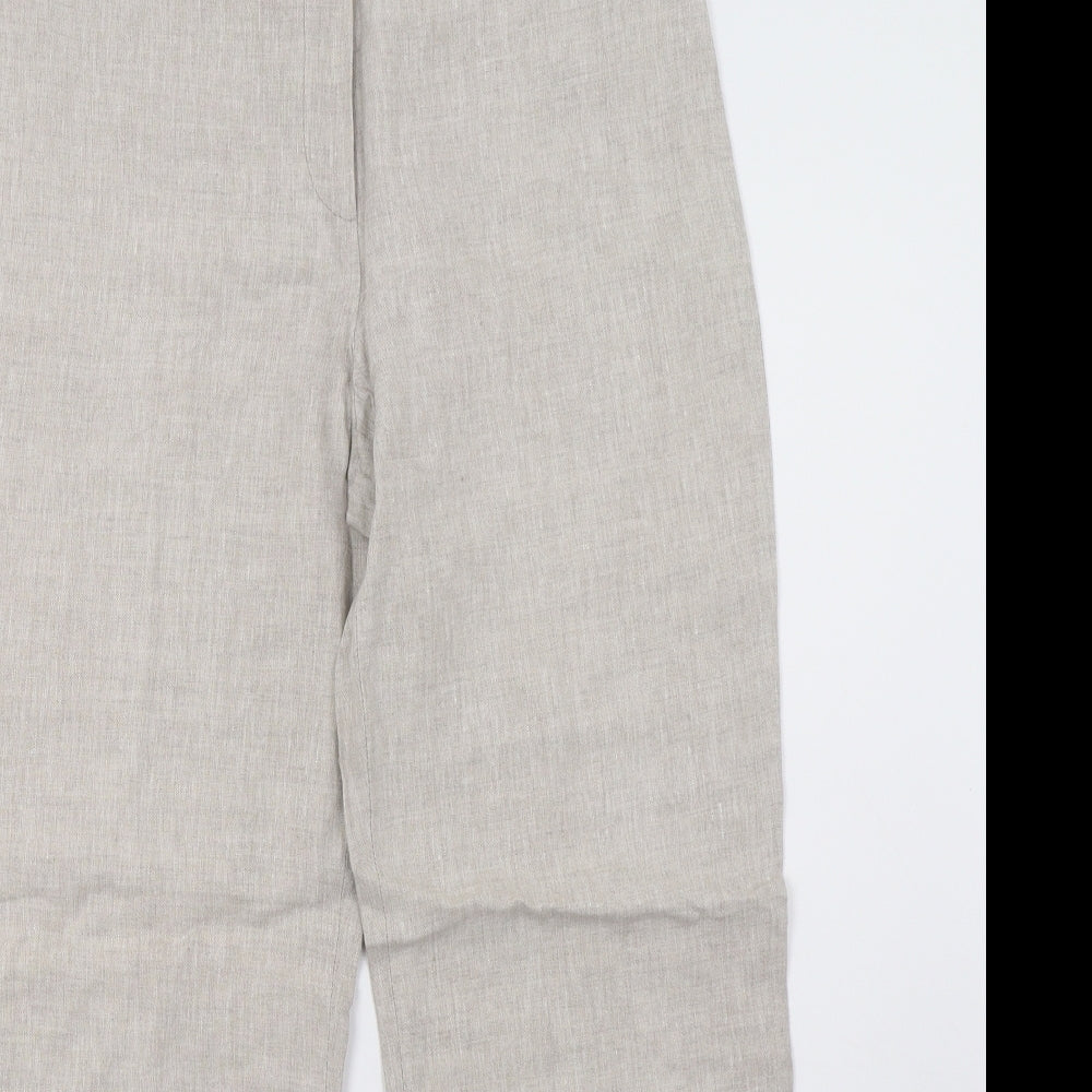 cc Womens Beige   Trousers  Size 8 L28 in
