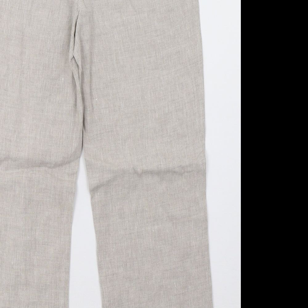 cc Womens Beige   Trousers  Size 8 L28 in