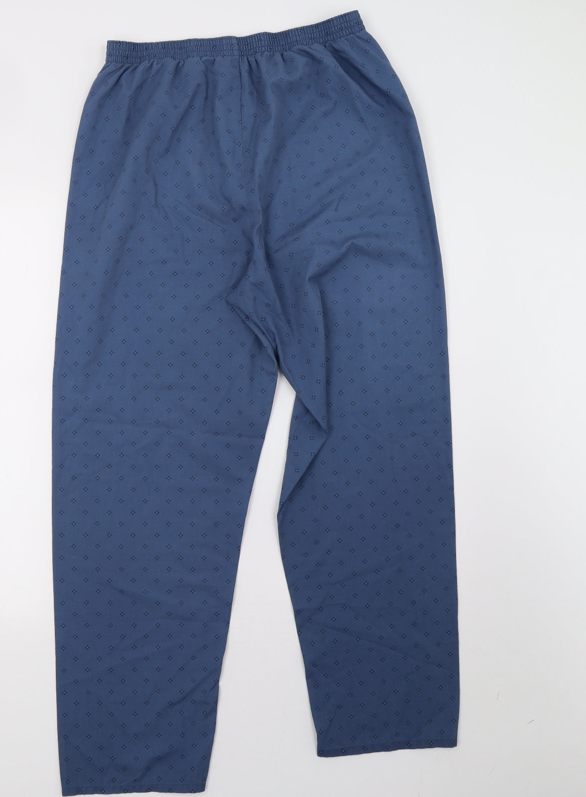 Marks and Spencer Mens Blue Polka Dot   Pyjama Pants Size M