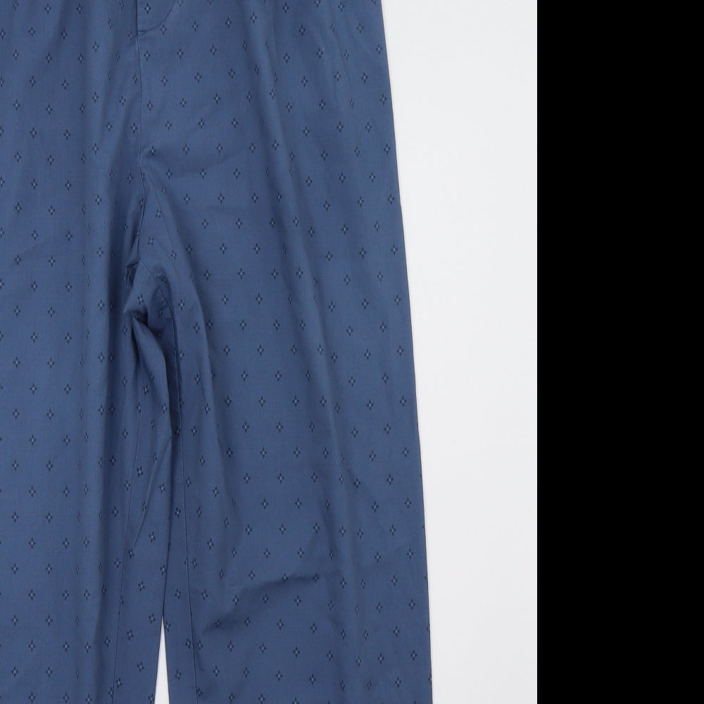Marks and Spencer Mens Blue Polka Dot   Pyjama Pants Size M