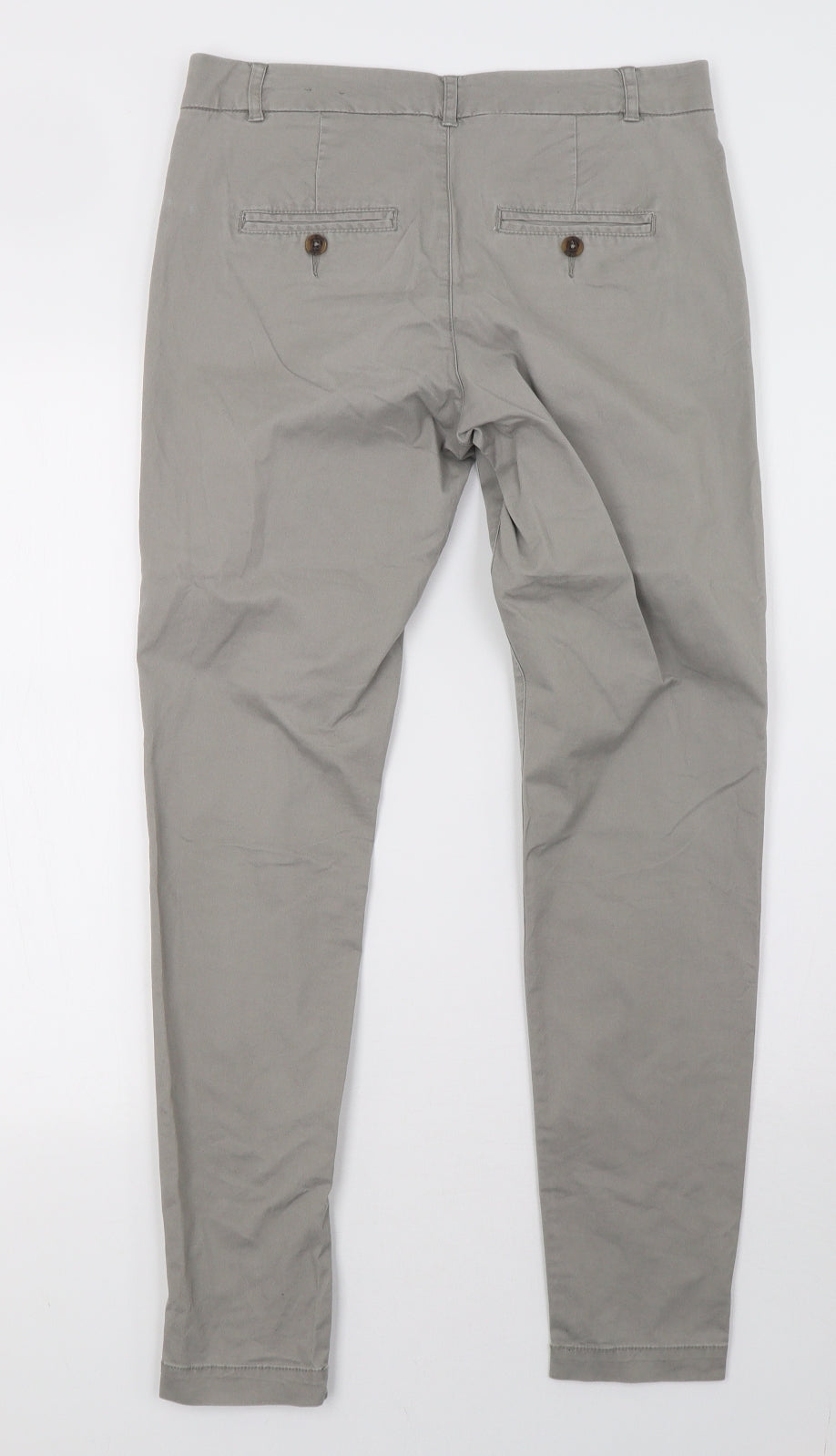 H&M Mens Grey   Trousers  Size 32 L31 in