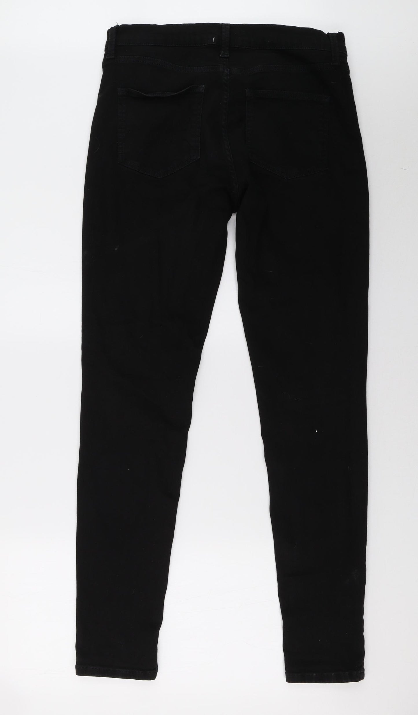 French Connection Womens Black  Denim Skinny Jeans Size 14 L32 in