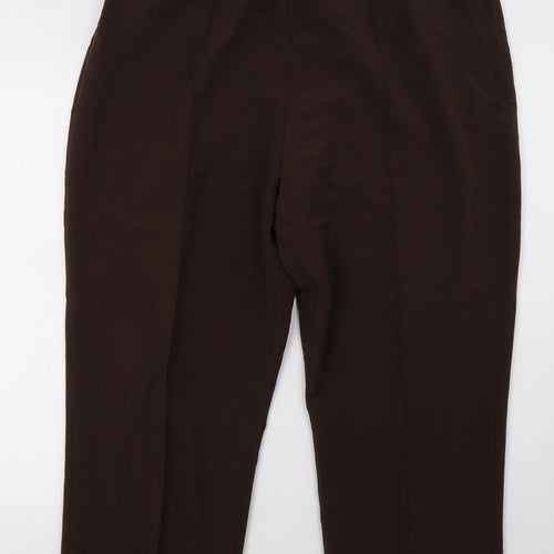 Sarah Hamilton Womens Brown   Trousers  Size 20 L25 in