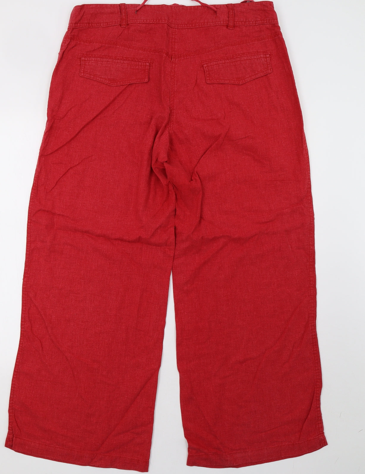 NEXT Womens Red   Trousers  Size 16 L31 in
