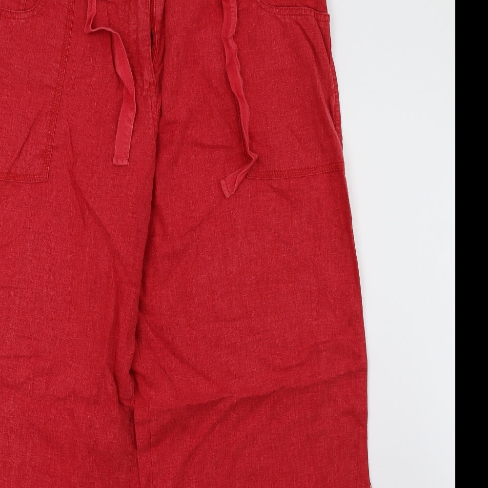 NEXT Womens Red   Trousers  Size 16 L31 in