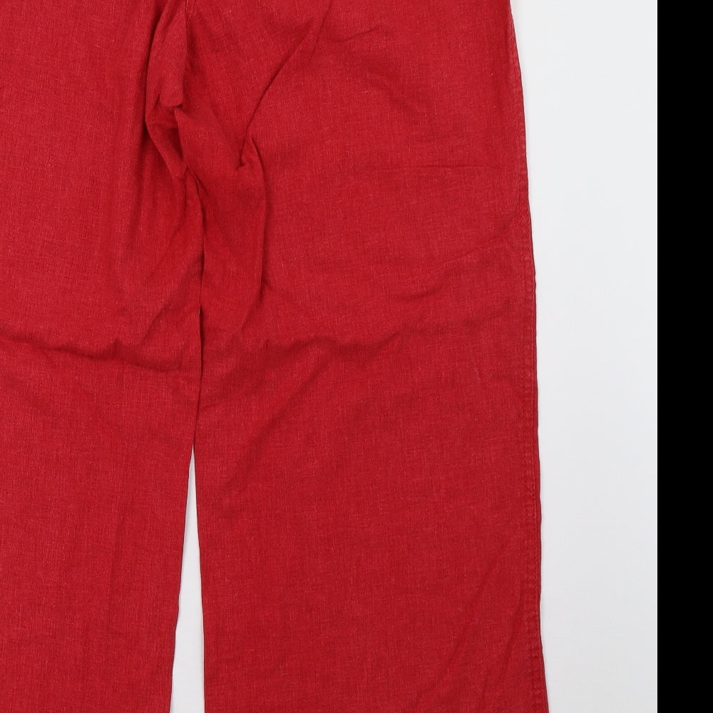 NEXT Womens Red   Trousers  Size 16 L31 in