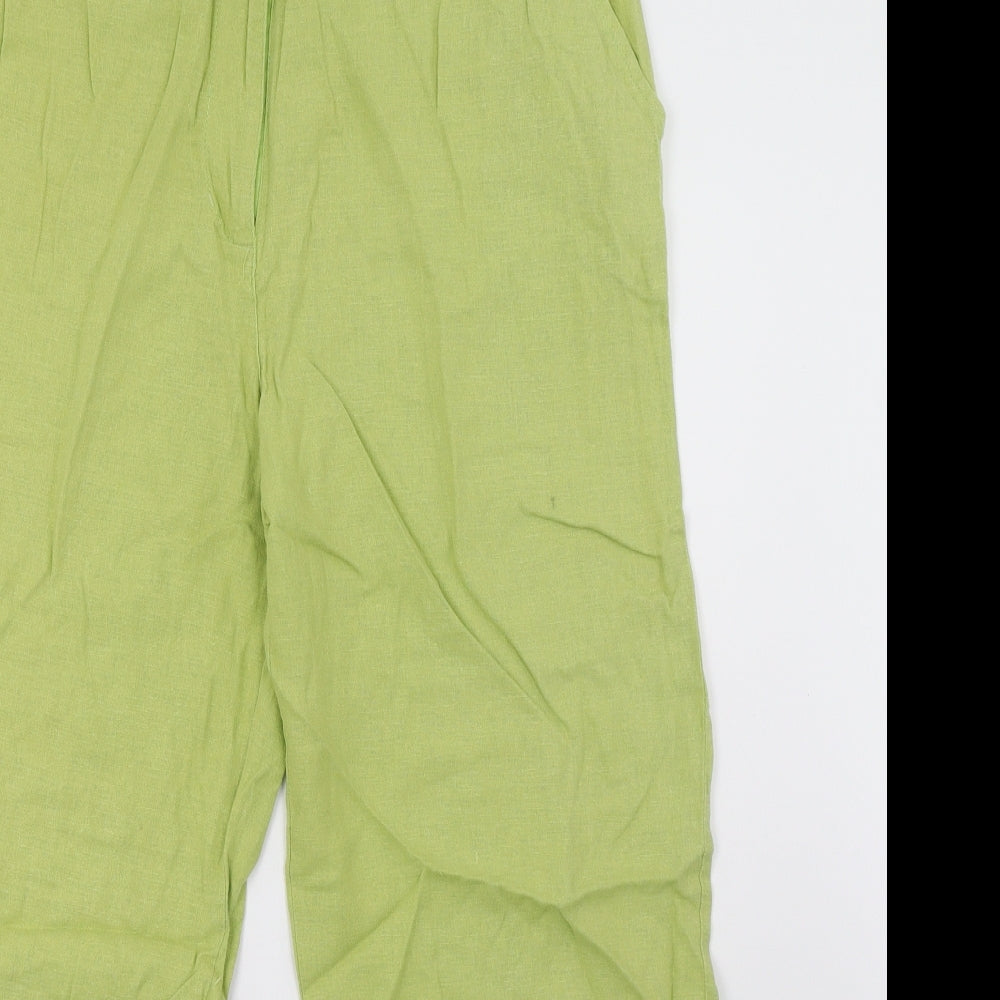 ellie louise Womens Green   Trousers  Size 14 L27 in