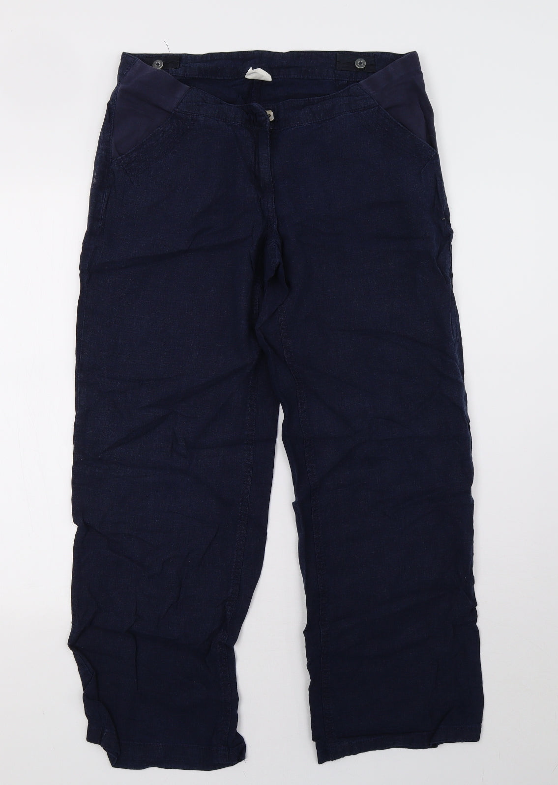 NEXT Womens Blue   Trousers  Size 10 L28 in