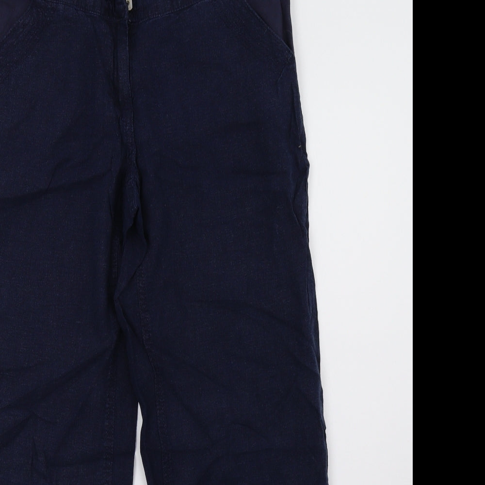 NEXT Womens Blue   Trousers  Size 10 L28 in