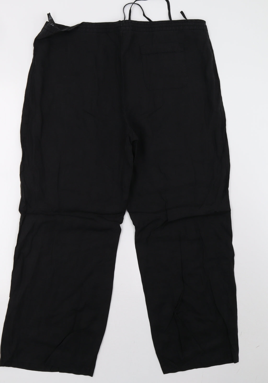 Marks and Spencer Womens Black   Trousers  Size 16 L28 in