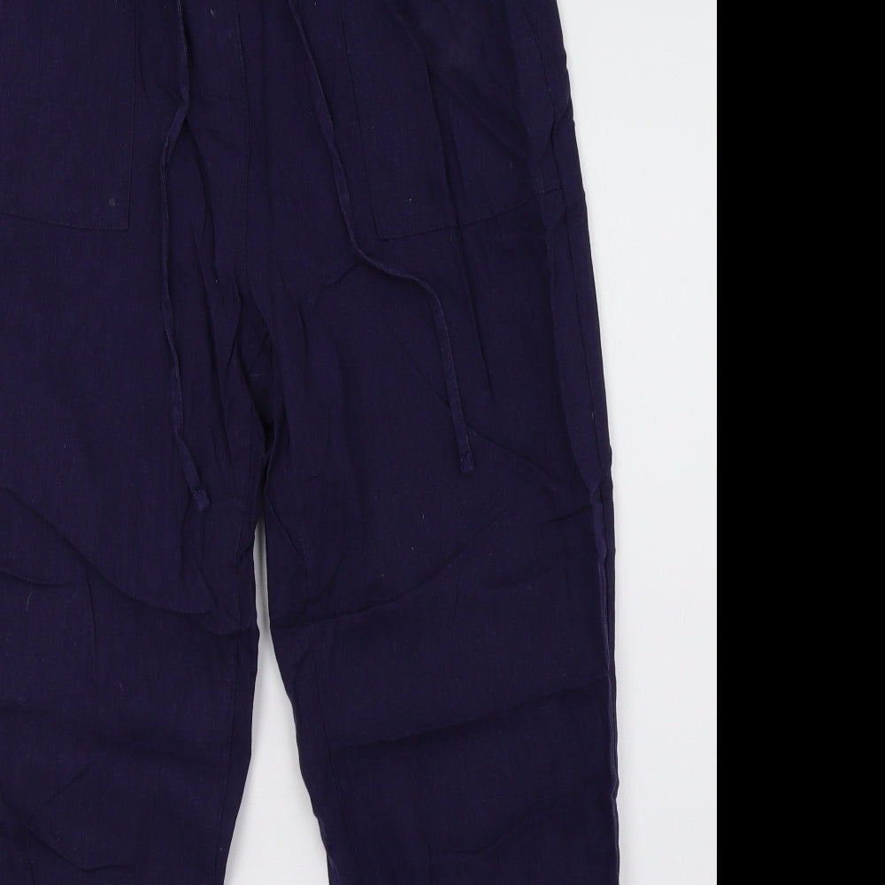 bonmarch Womens Blue   Trousers  Size 12 L30 in