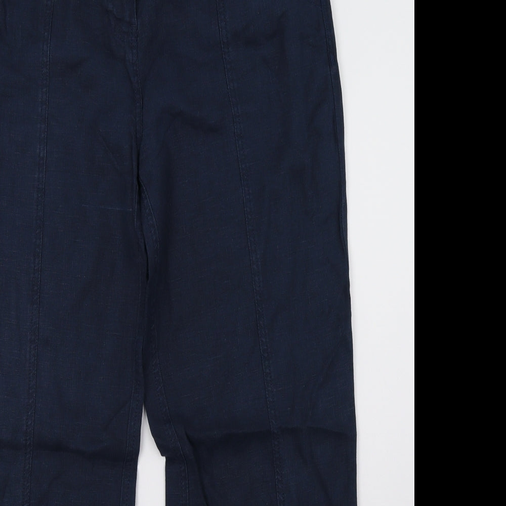 Marks and Spencer Womens Blue   Trousers  Size 14 L32 in