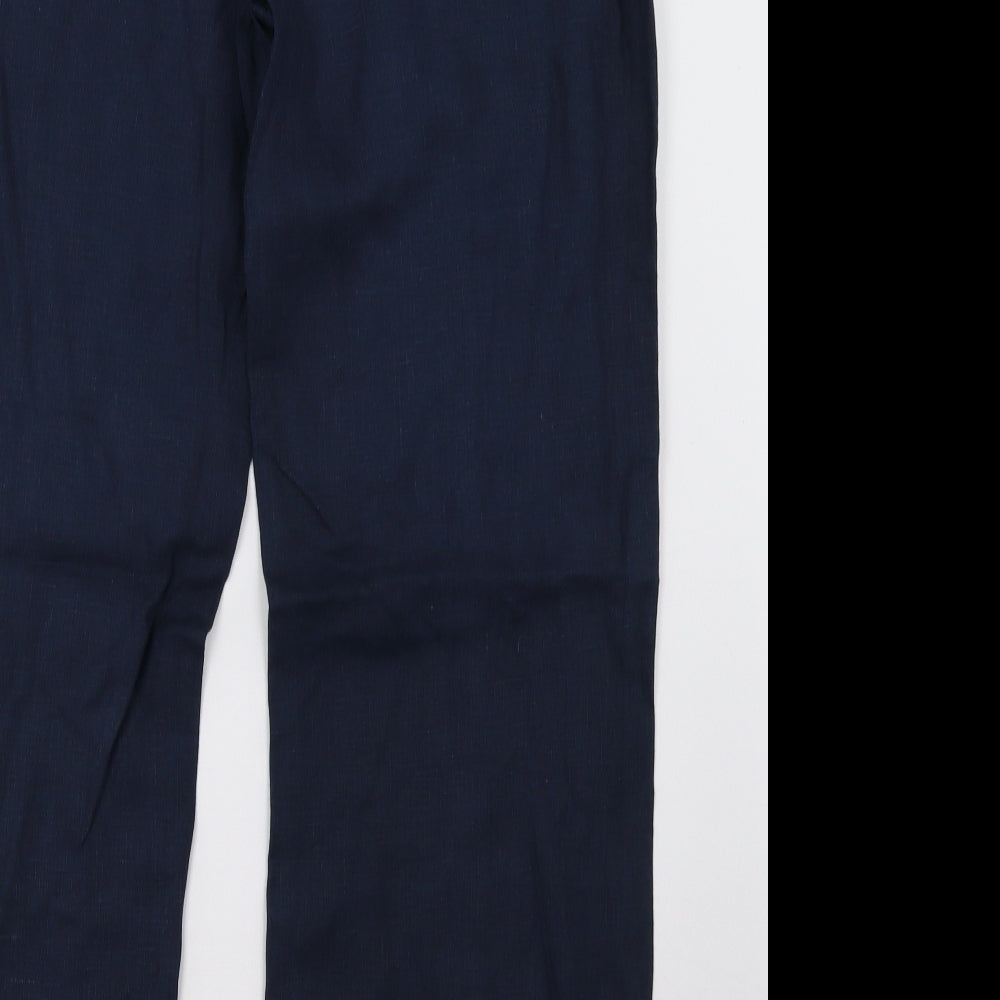Marks and Spencer Womens Blue   Trousers  Size 14 L32 in