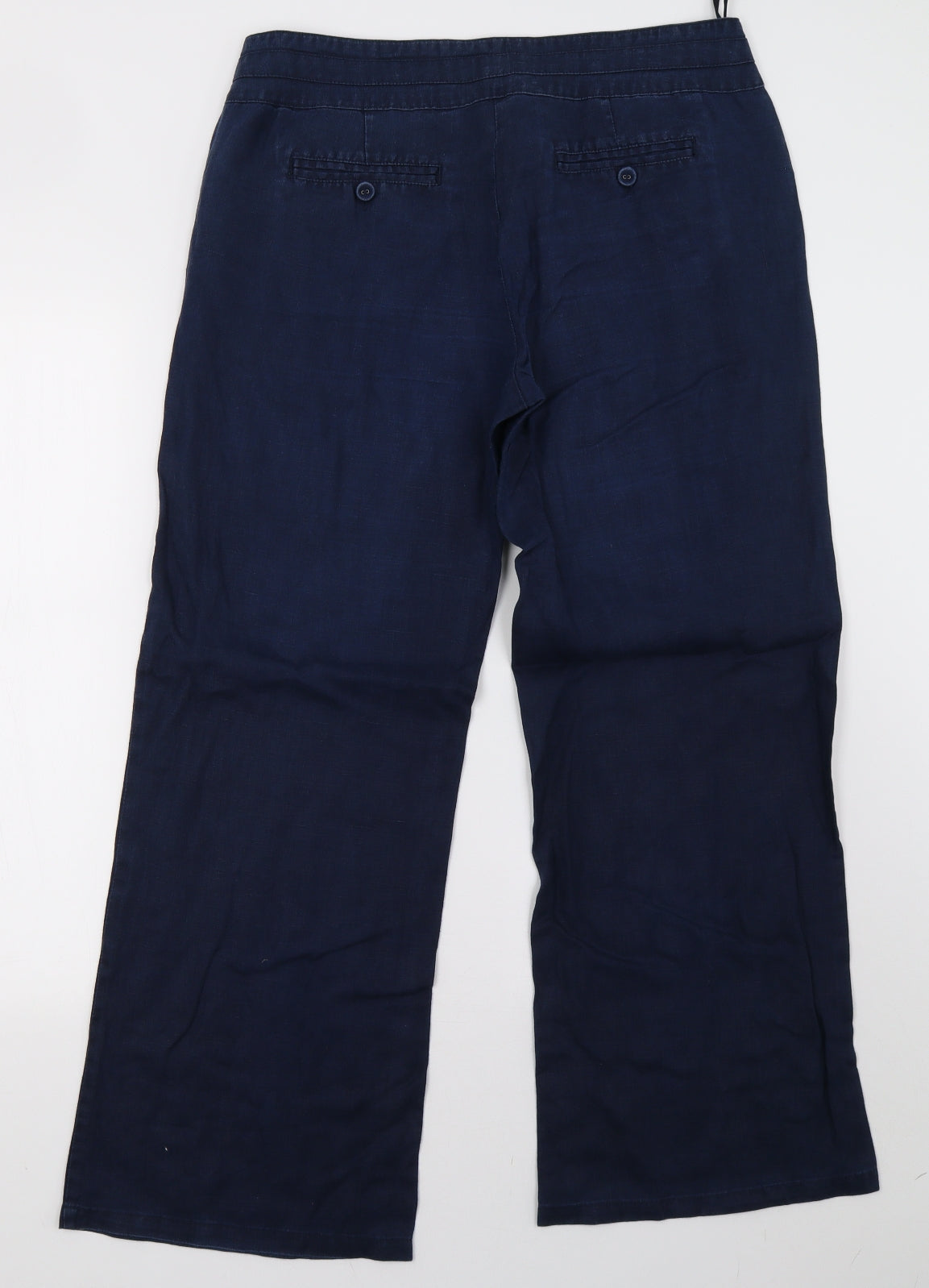 Monsoon Womens Blue   Trousers  Size 12 L30 in