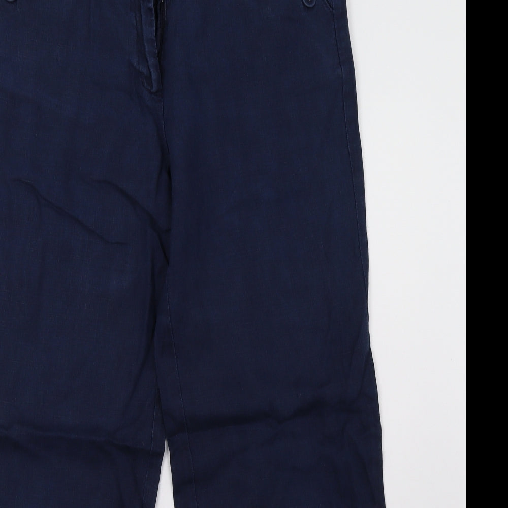 Monsoon Womens Blue   Trousers  Size 12 L30 in