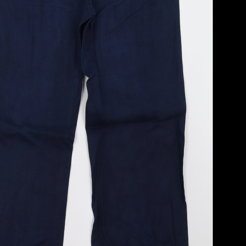 Monsoon Womens Blue   Trousers  Size 12 L30 in