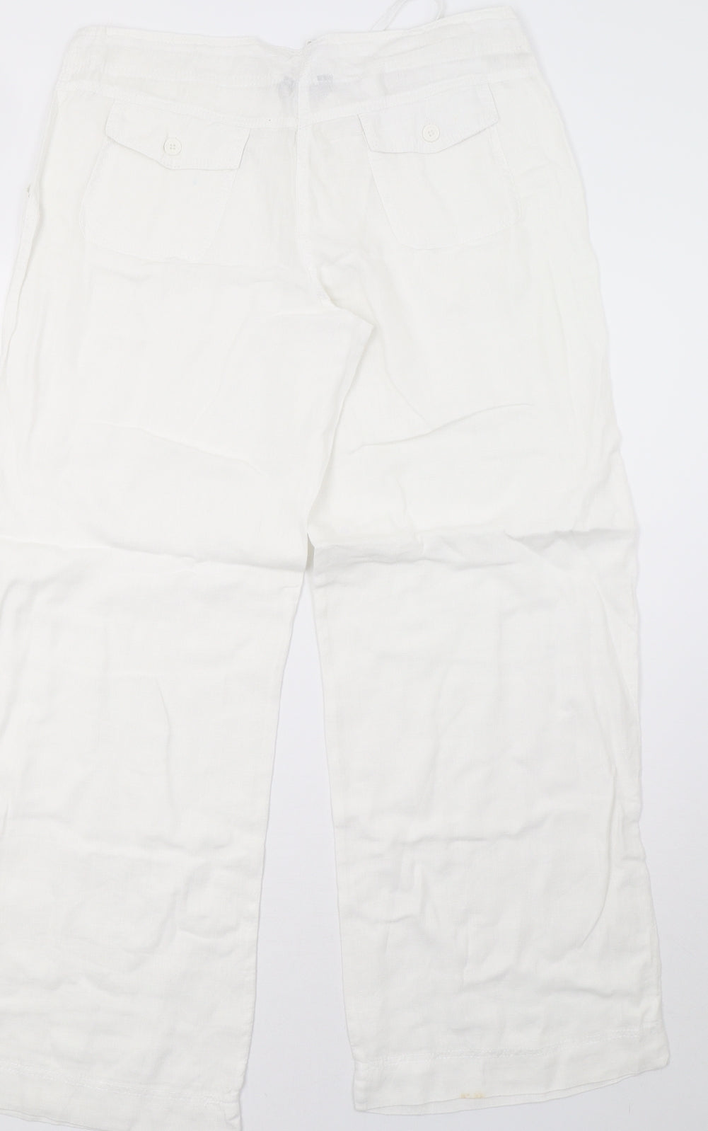 Primark Womens White   Trousers  Size 12 L30 in