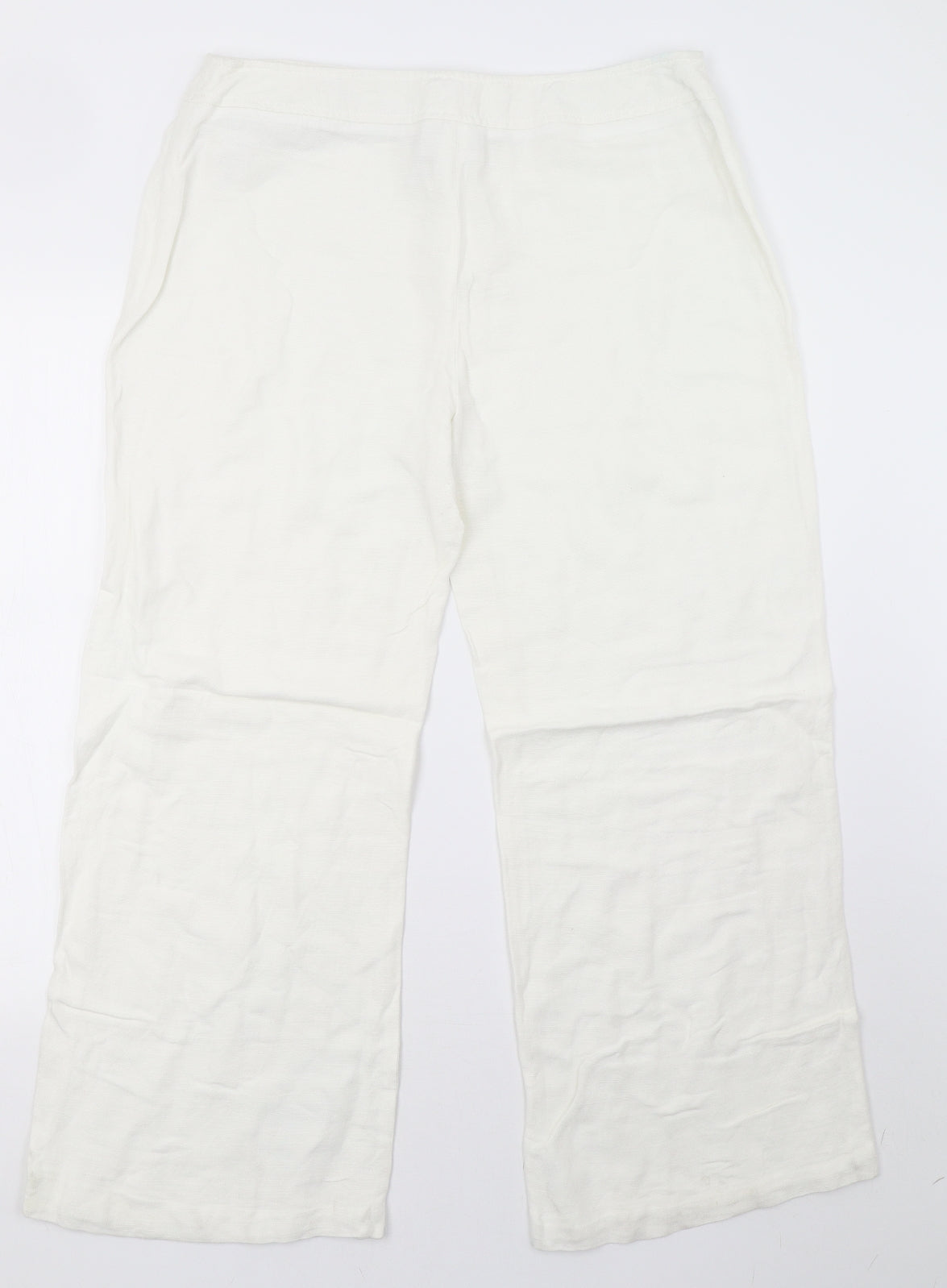 Wallis Womens White   Trousers  Size 14 L30 in