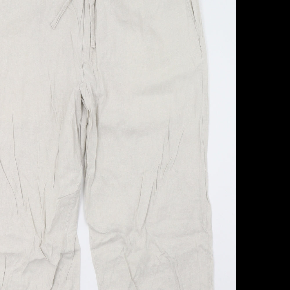 Marks and Spencer Mens Beige   Trousers  Size 38 L31 in