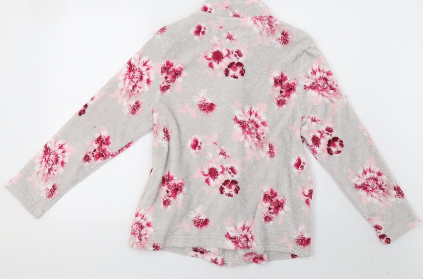 Bonmarché Womens Grey Floral   Pyjama Top Size 14