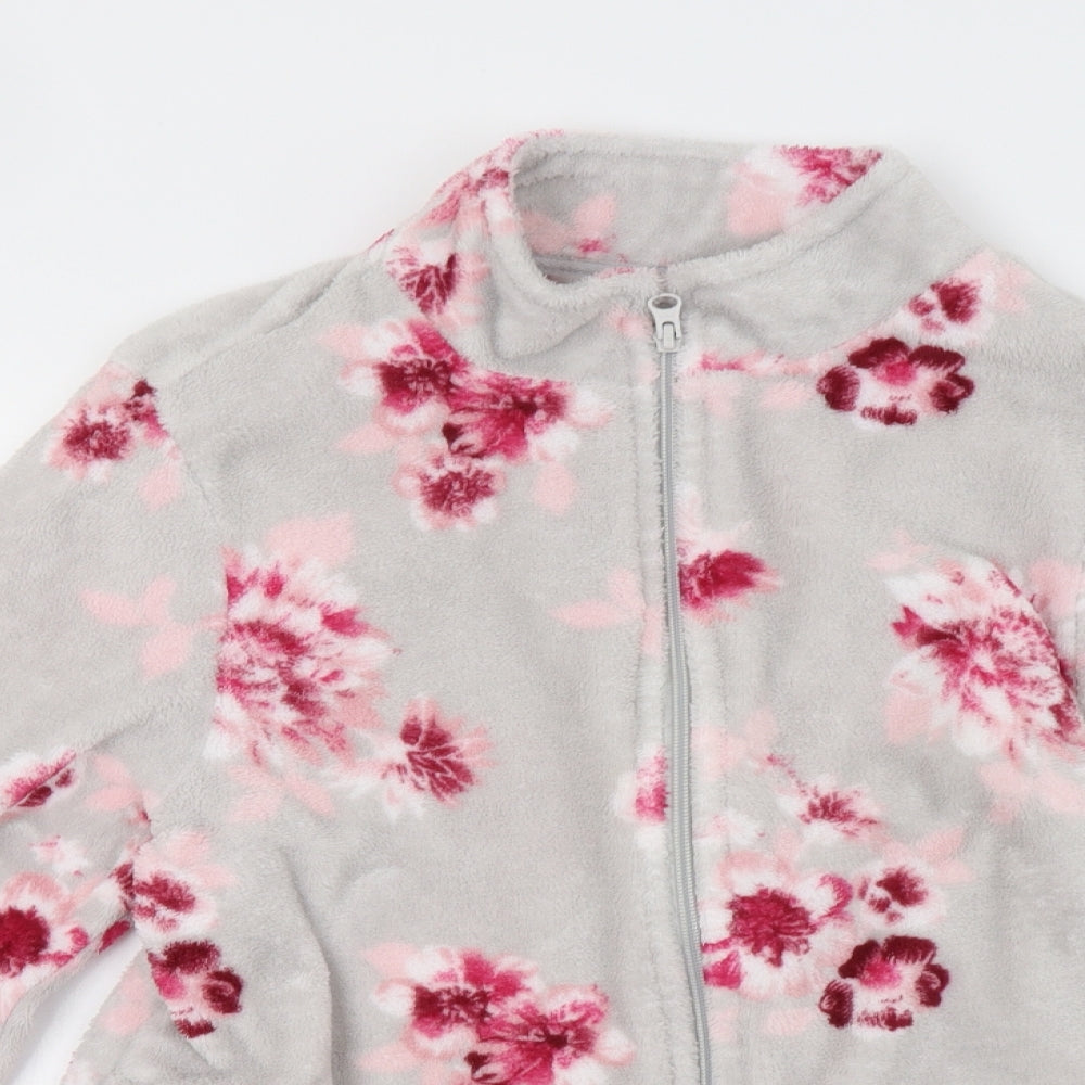 Bonmarché Womens Grey Floral   Pyjama Top Size 14