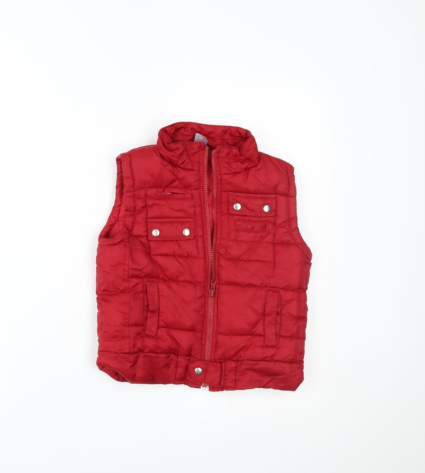 Adams Boys Silver   Gilet Coat Size 2-3 Years