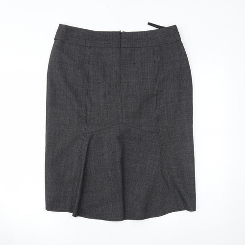 Evie Womens Grey   Tulip Skirt Size 14
