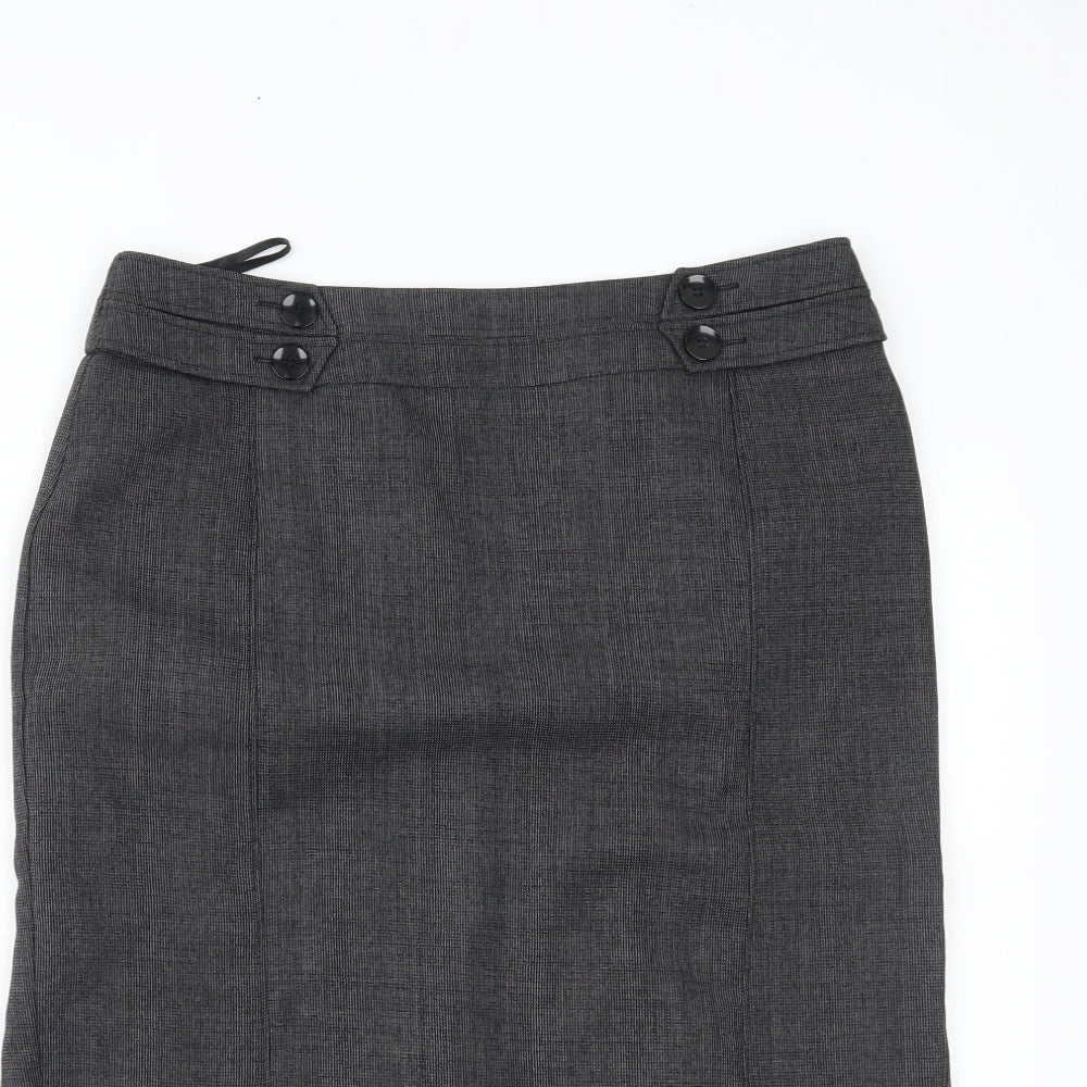 Evie Womens Grey   Tulip Skirt Size 14