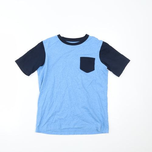 Lands' End Boys Blue   Basic T-Shirt Size M