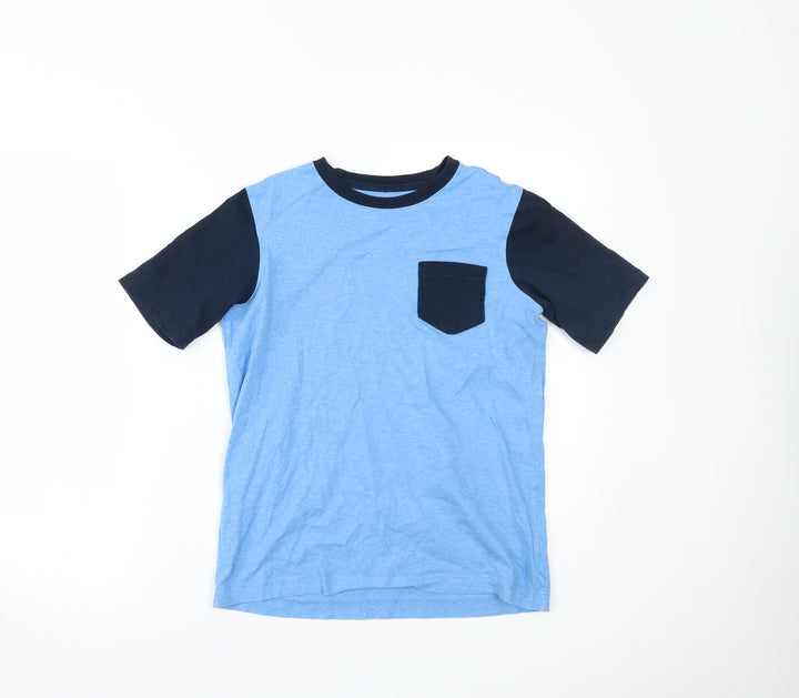 Lands' End Boys Blue   Basic T-Shirt Size M