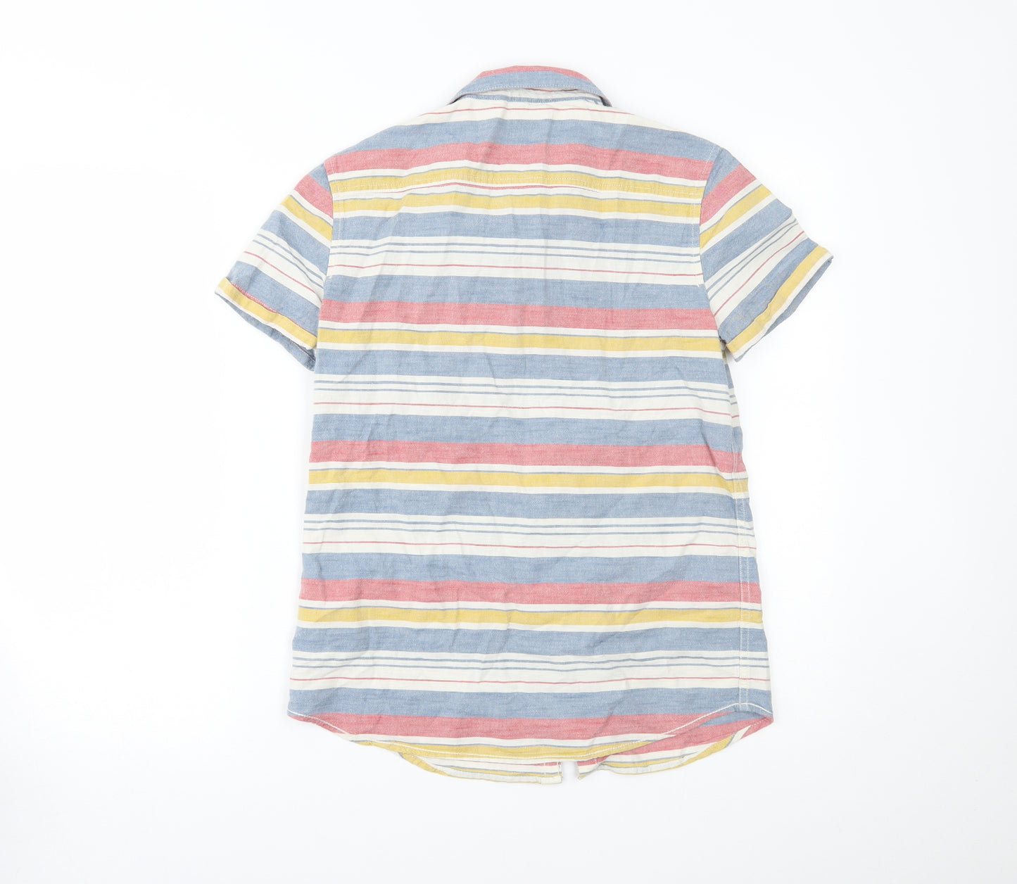 Marks and Spencer Boys Multicoloured Striped  Basic Button-Up Size 13-14 Years