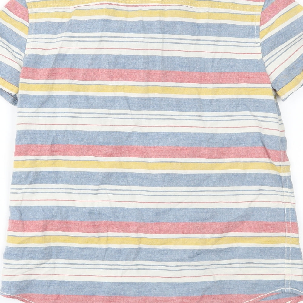 Marks and Spencer Boys Multicoloured Striped  Basic Button-Up Size 13-14 Years