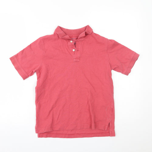 Land's End Boys Pink   Basic Polo Size M