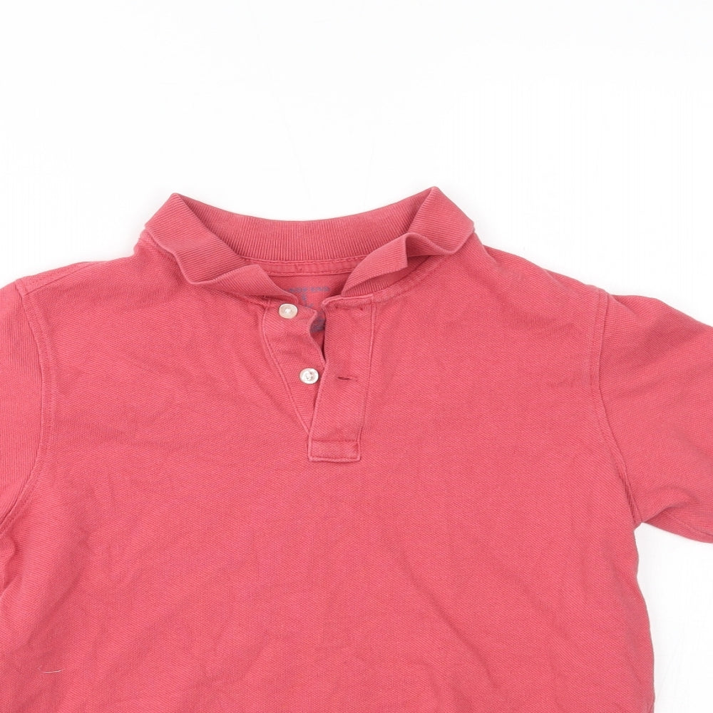 Land's End Boys Pink   Basic Polo Size M