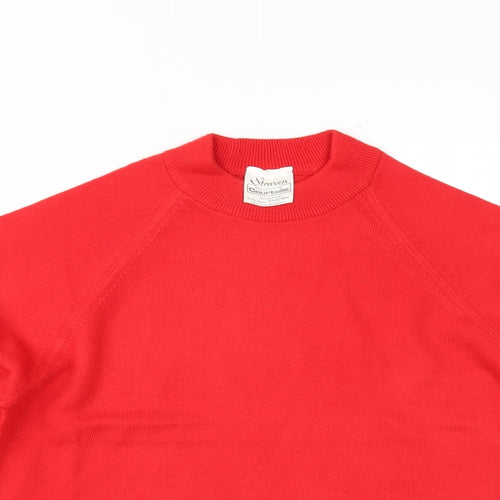 Straven Womens Red   Pullover Jumper Size 8