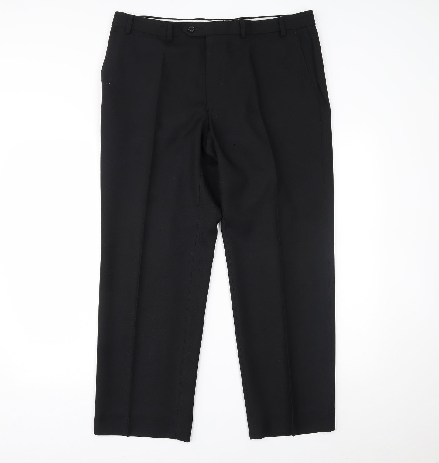 Marks and Spencer Mens Black   Trousers  Size 38 L29 in
