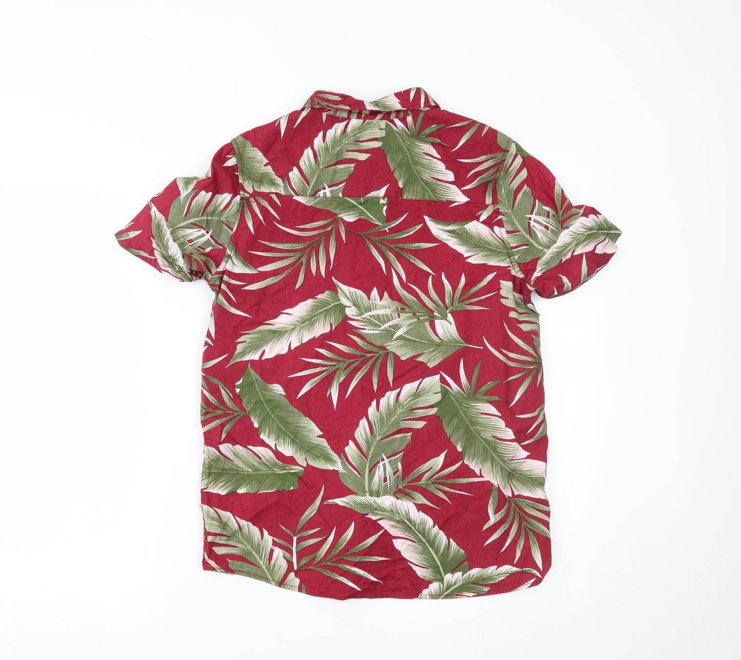 TU Boys Red   Basic Button-Up Size 14 Years