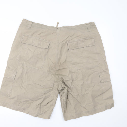 EWM Mens Beige   Cargo Shorts Size 40