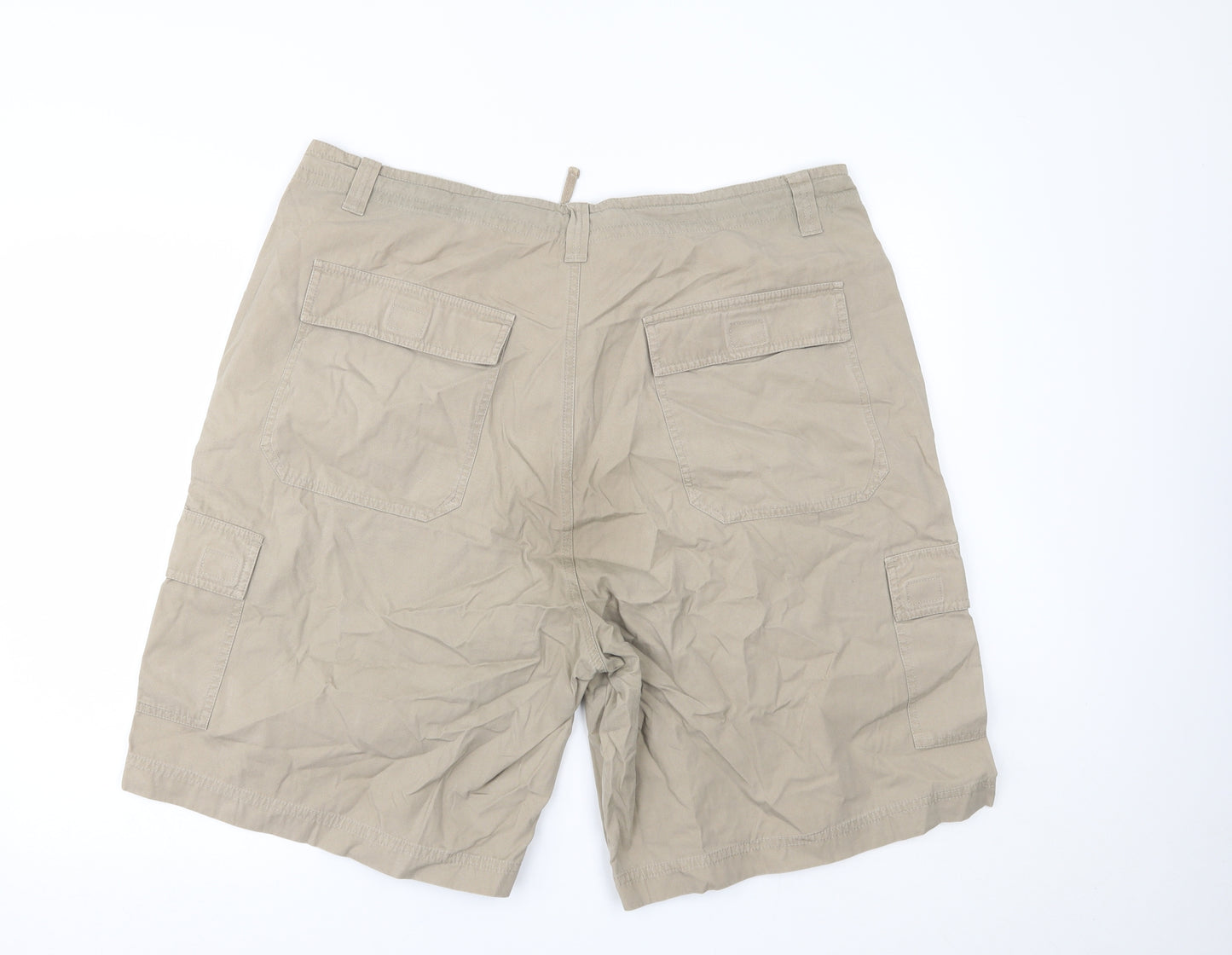 EWM Mens Beige   Cargo Shorts Size 40