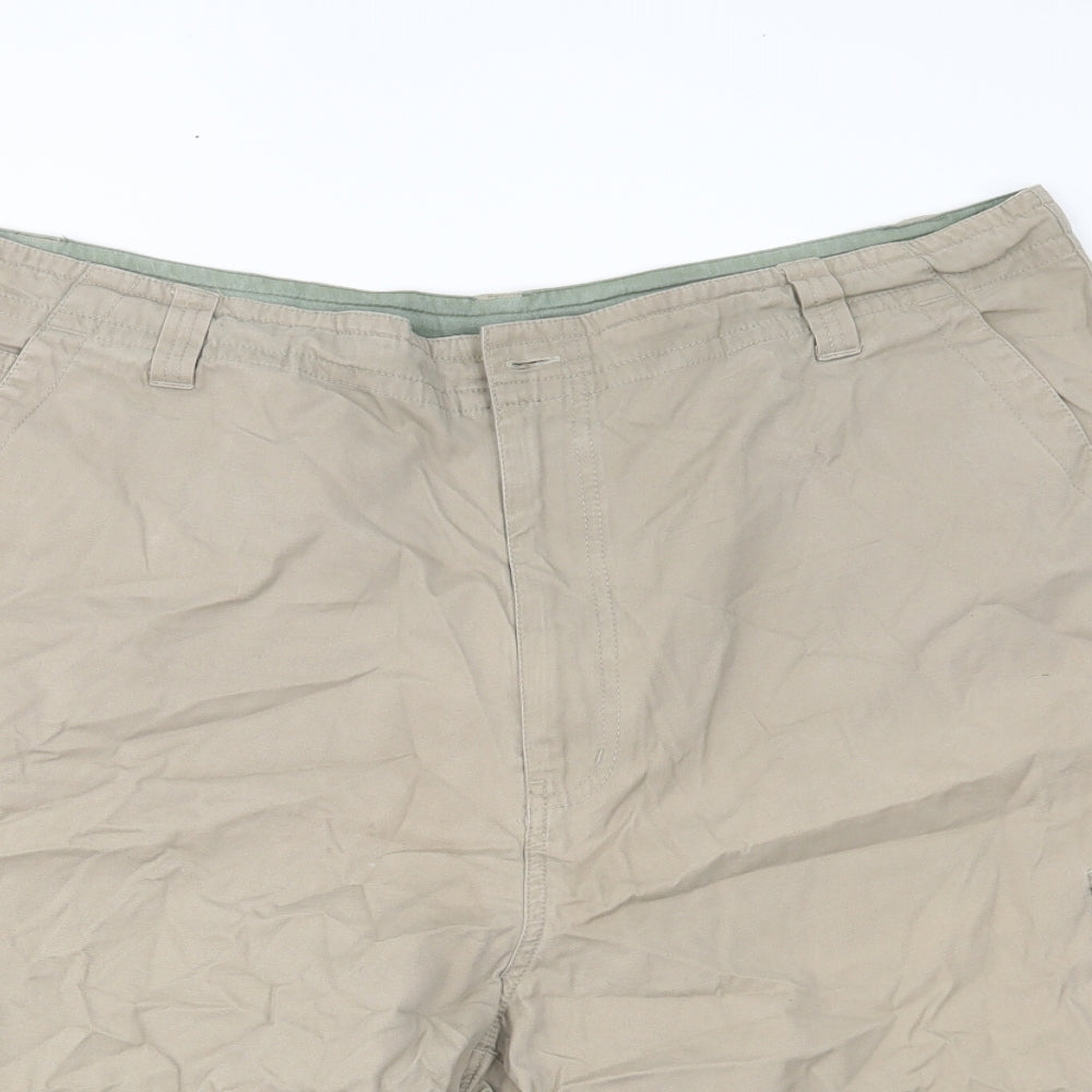 EWM Mens Beige   Cargo Shorts Size 40